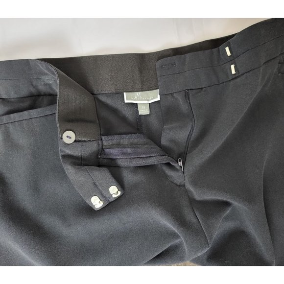 JM Collection Women's Trousers Size 18 Straight-Leg Pants Waistband Livid Blue - Picture 7 of 8